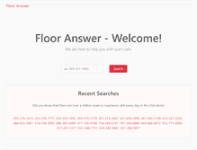 Tablet Screenshot of flooranswer.com